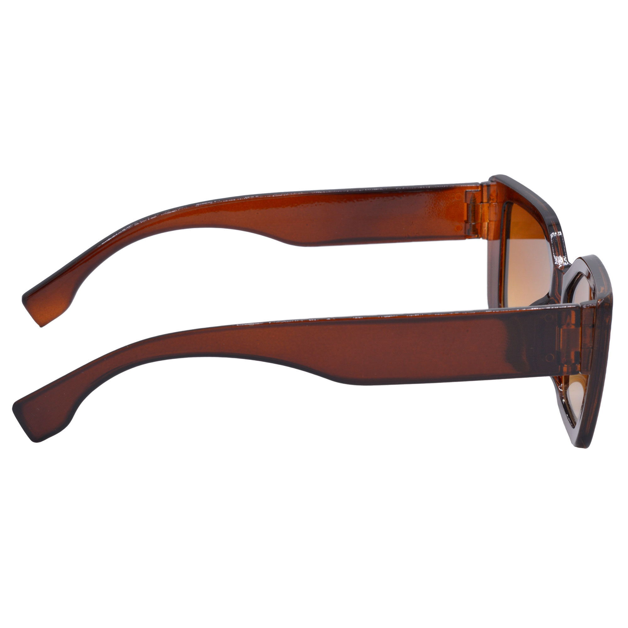 Women's Brown UV Protection Cat-Eye Sunglasses