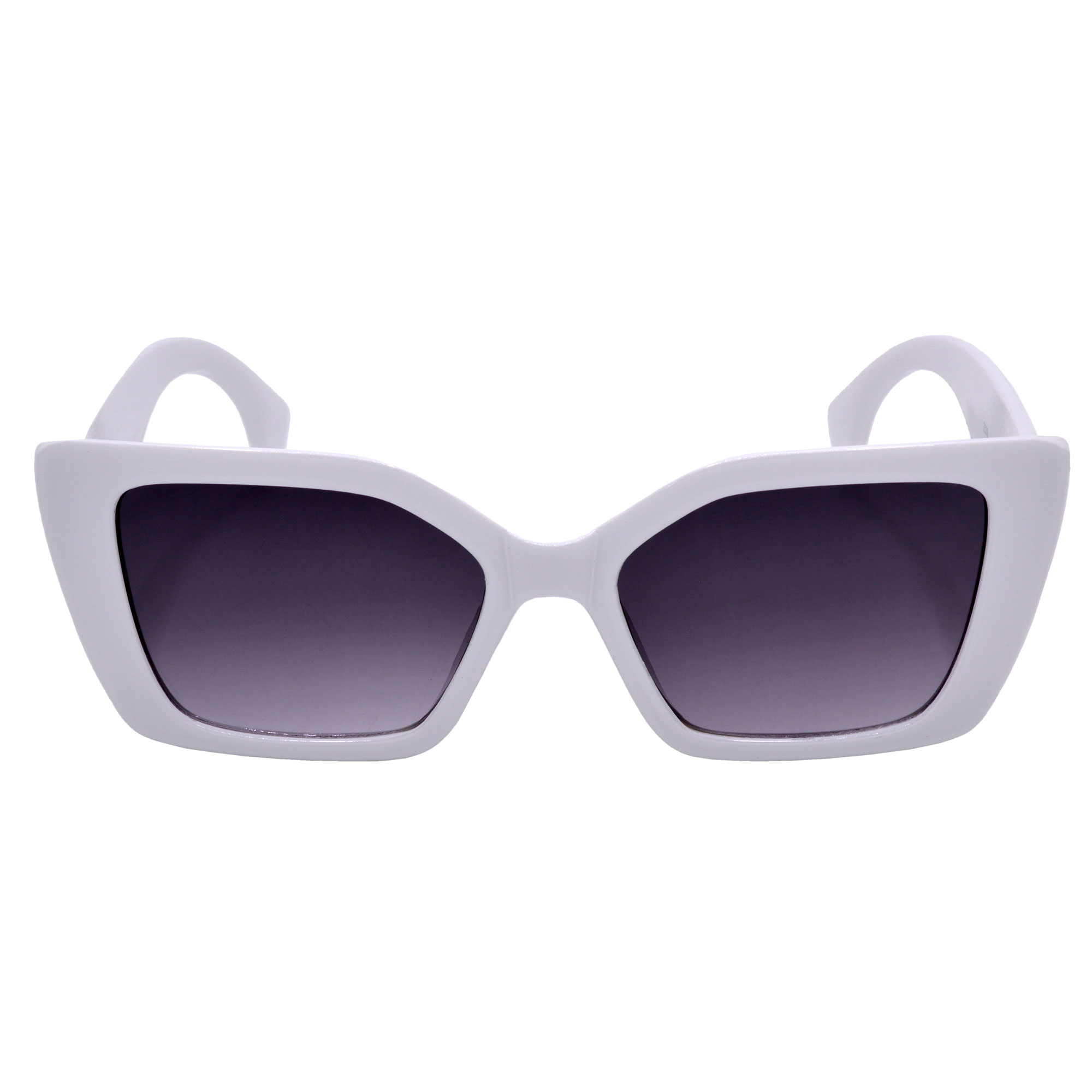 Hrinkar Clear, Grey Lens White Frame UV Protection Glasses For Women & Girls - HRS588-WT-GRY - Image 2
