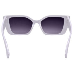 Hrinkar Clear, Grey Lens White Frame UV Protection Glasses For Women & Girls - HRS588-WT-GRY - Image 4