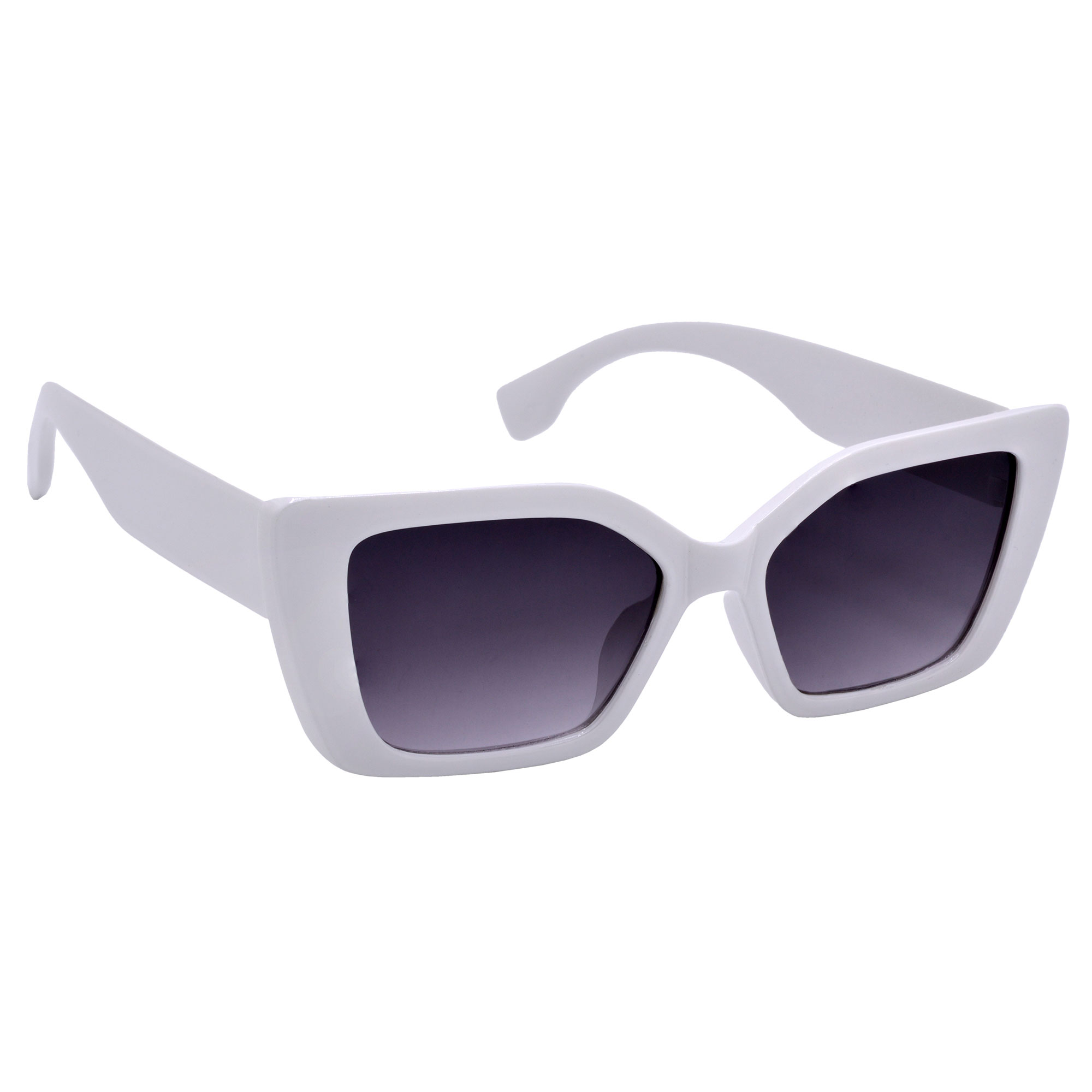Hrinkar Clear, Grey Lens White Frame UV Protection Glasses For Women & Girls - HRS588-WT-GRY - Image 5