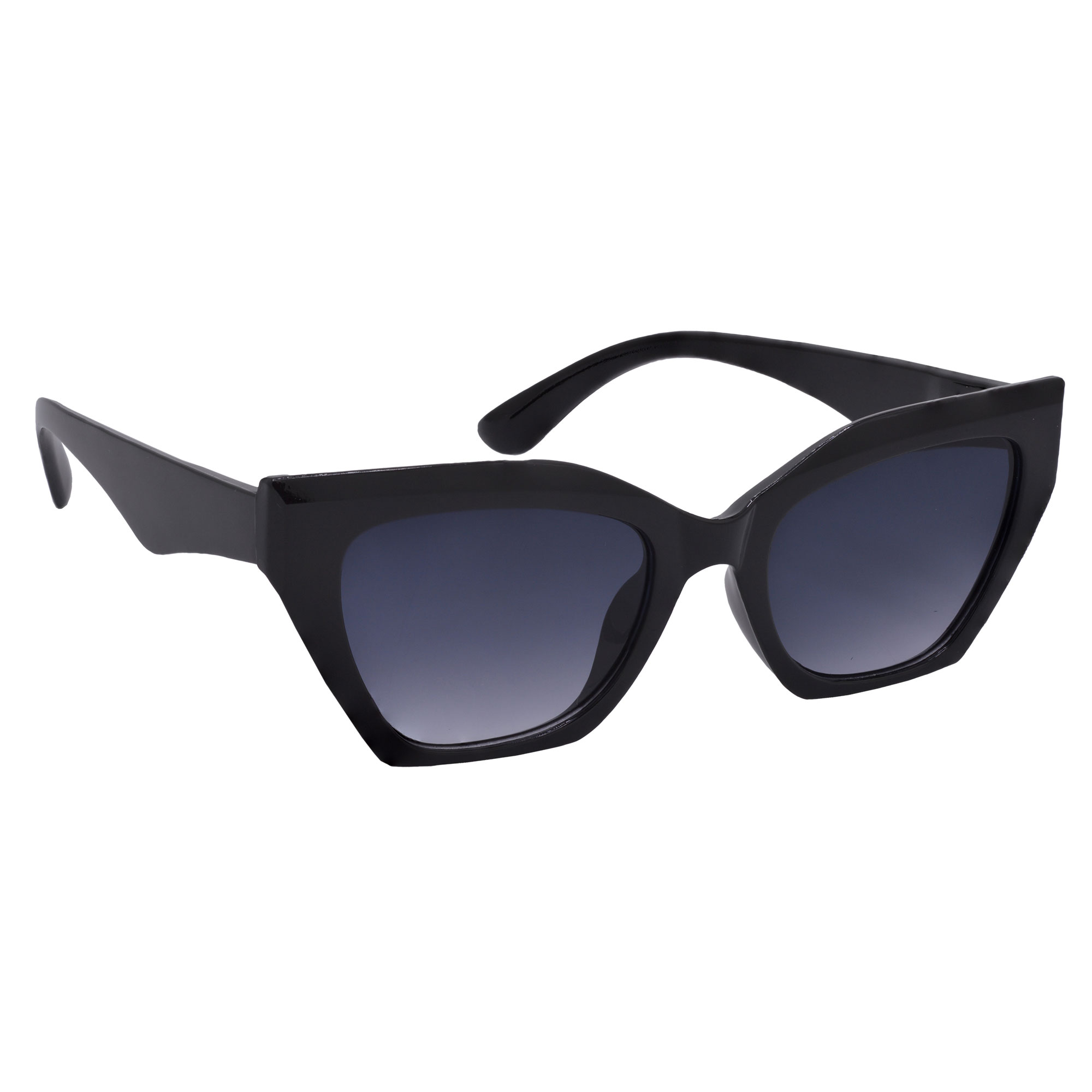 Hrinkar Grey Gradient Cat-Eye Sunglasses