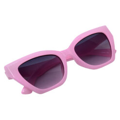 Hrinkar Grey, Clear Lens Pink Frame UV Protection Glasses For Women & Girls - HRS589-PNK-GRY - Image 6