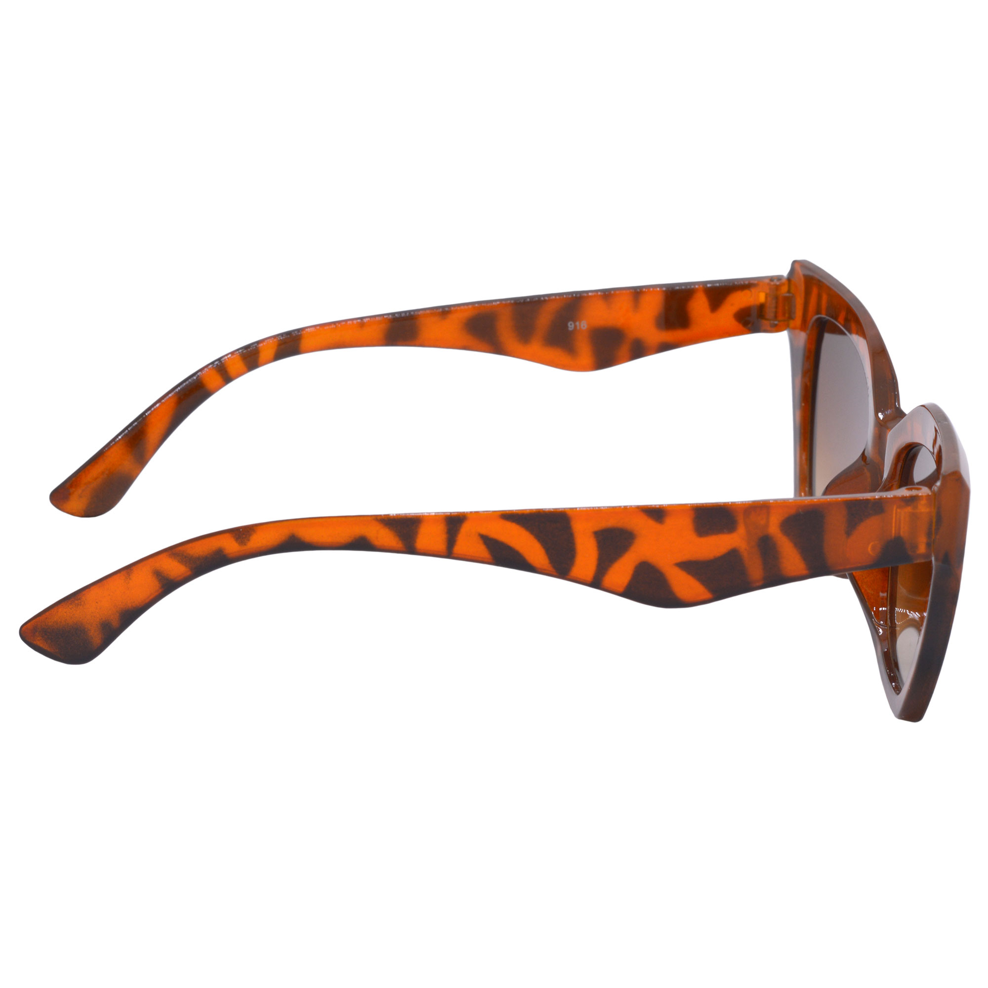 Women's Brown UV Protection Cat-Eye Sunglasses