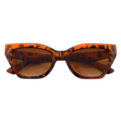 Lightweight Brown Cat-Eye Sunglasses