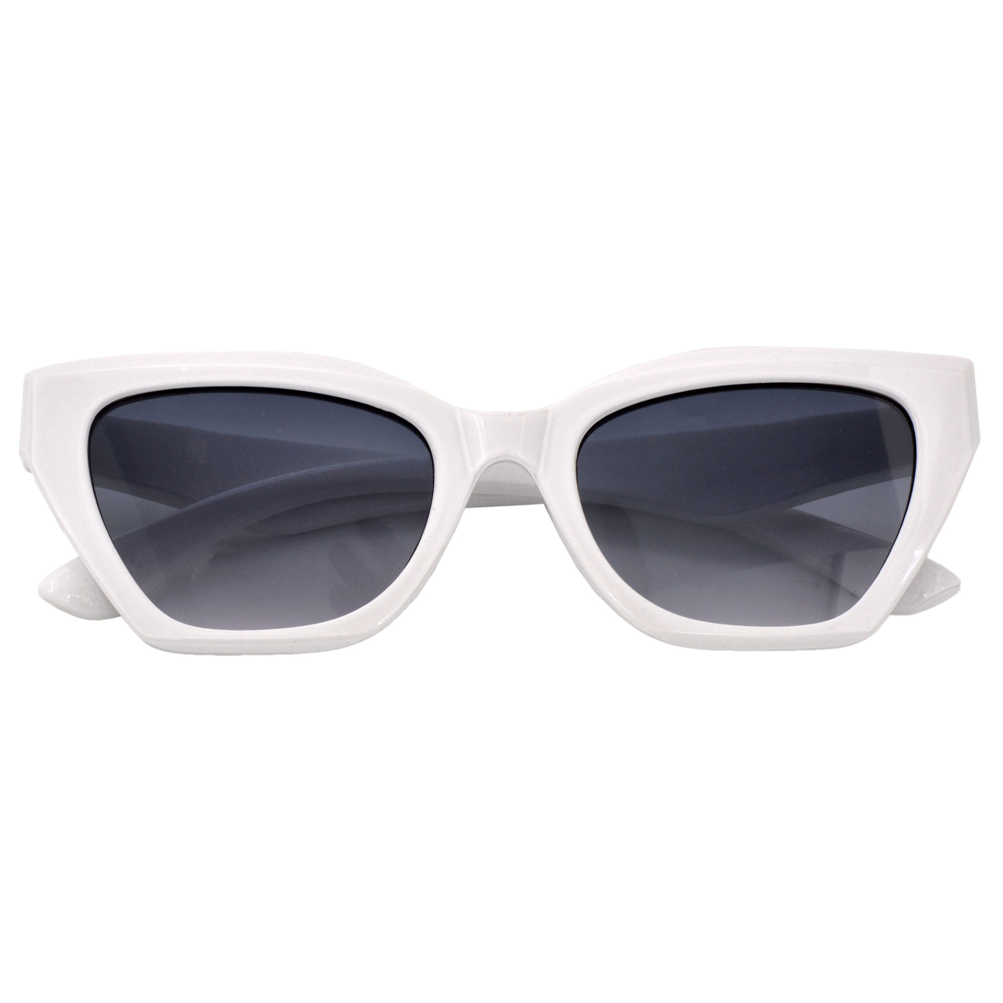 Stylish White Frame Sunglasses for Women