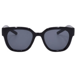 Black Round Sunglasses with UV Protection