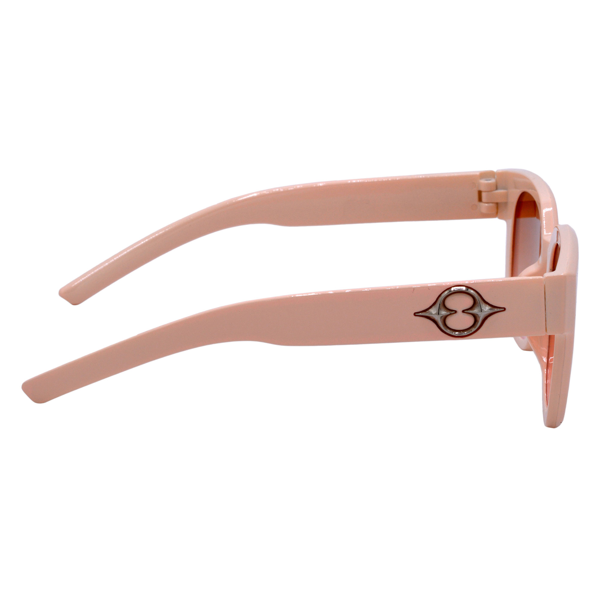 Women's Peach UV Protection Round Sunglasses