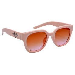 Hrinkar Brown Gradient Round Sunglasses