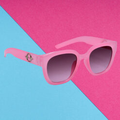 Hrinkar Grey, Clear Lens Pink Frame UV Protection Glasses For Women & Girls - HRS590-PNK-GRY