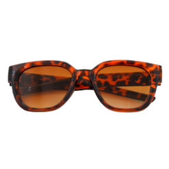 Stylish Brown Frame Round Sunglasses