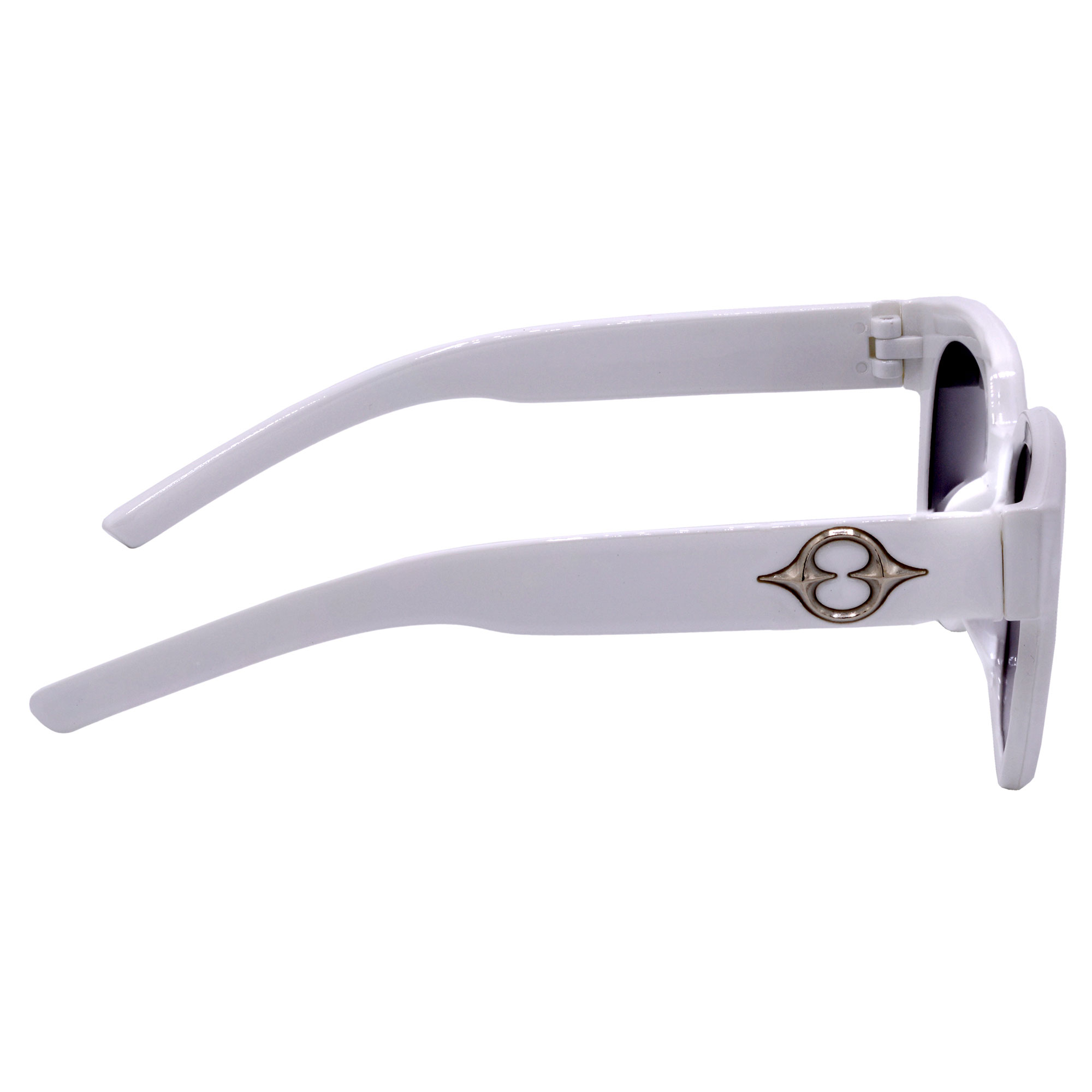 Hrinkar Clear, Grey Lens White Frame UV Protection Glasses For Women & Girls - HRS590-WT-GRY - Image 3