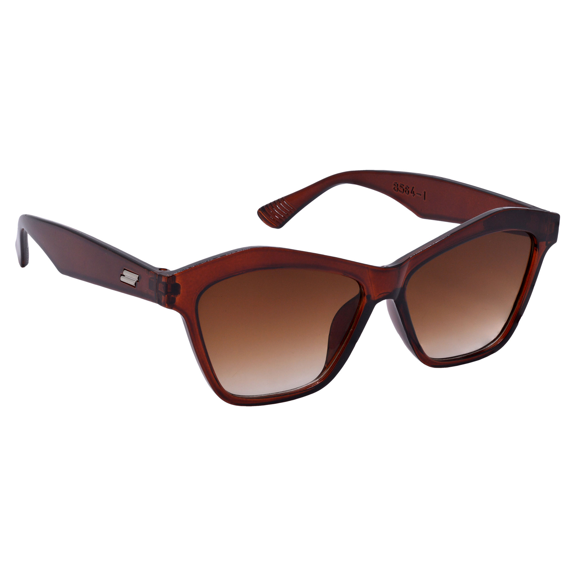 Hrinkar Brown Gradient Cat-Eye Sunglasses