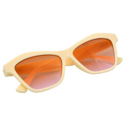 Lightweight Peach Cat-Eye Sunglasses for Women