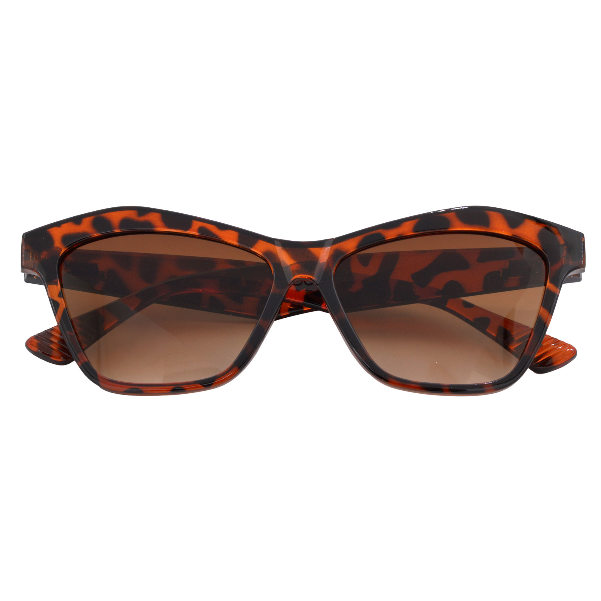 Stylish Brown Frame Cat-Eye Sunglasses