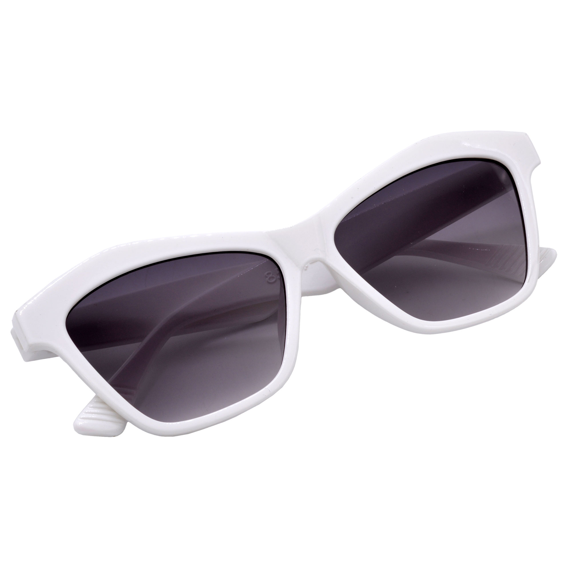 Hrinkar Clear, Grey Lens White Frame UV Protection Glasses For Women & Girls - HRS591-WT-GRY - Image 6