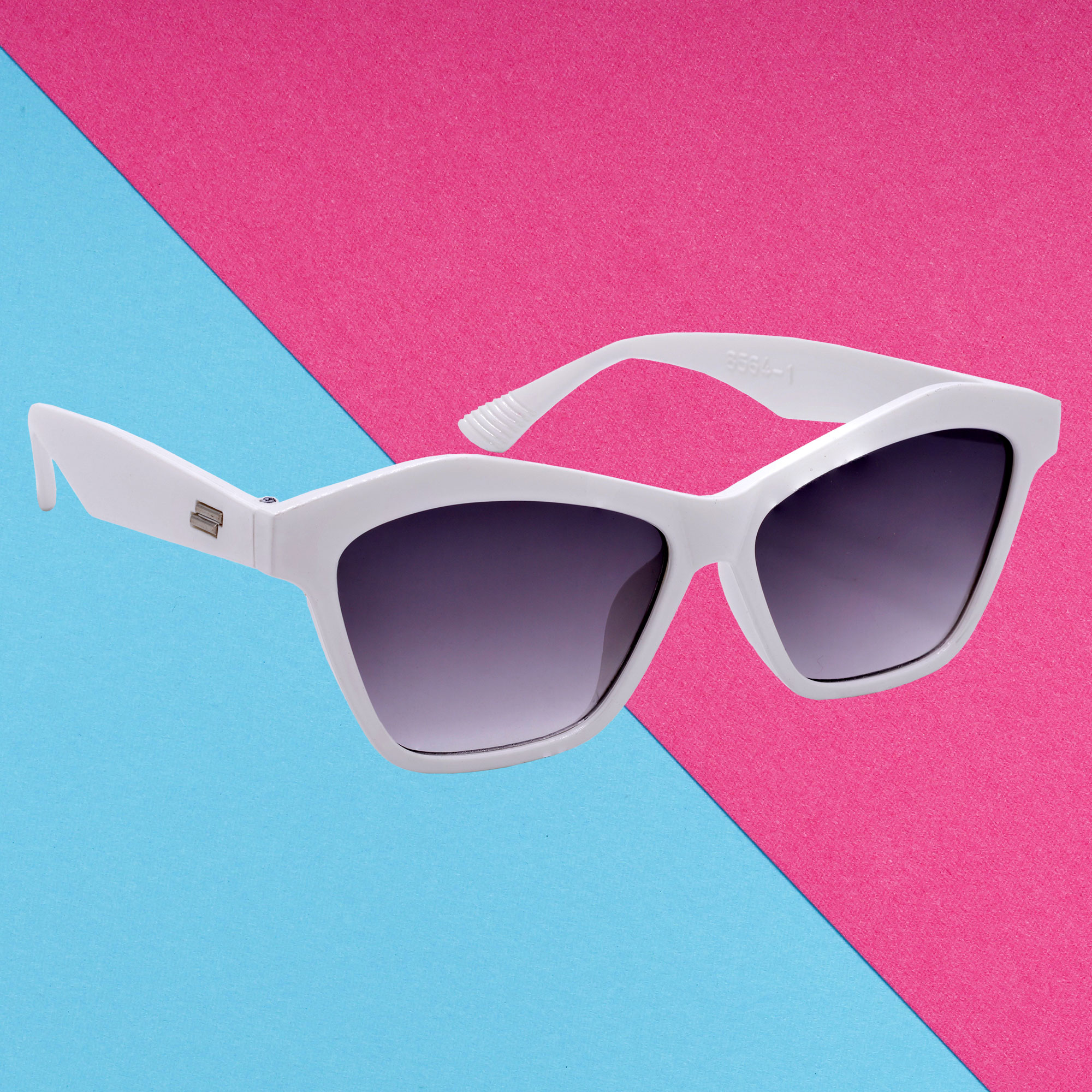 Hrinkar Cat-Eye Latest Sunglasses for Women White Frame HRS591-WT-GRY