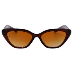 Brown Cat-Eye Sunglasses with Brown Gradient Lenses