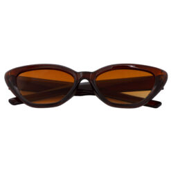 Stylish Brown Frame Cat-Eye Sunglasses