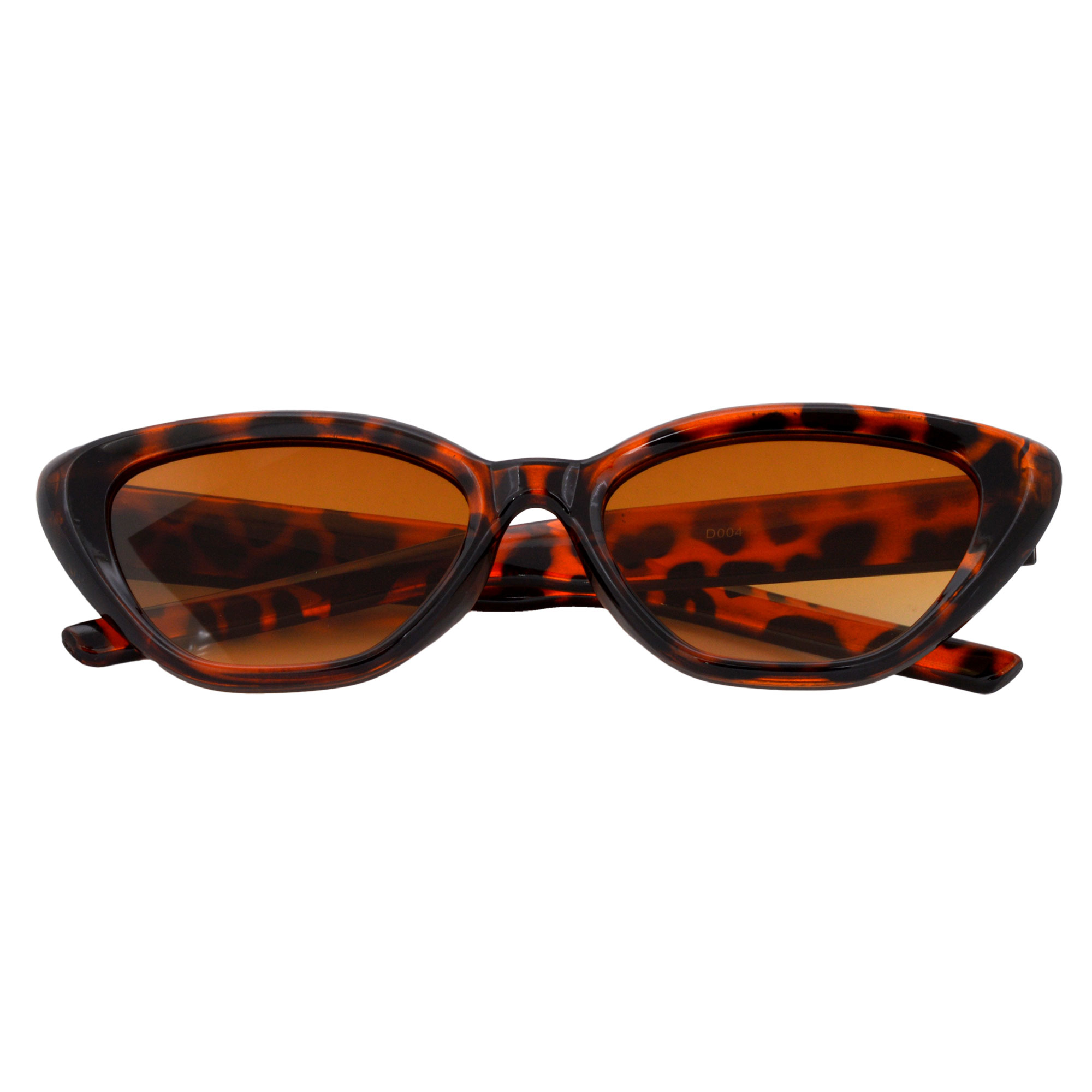 Stylish Brown Frame Cat-Eye Sunglasses