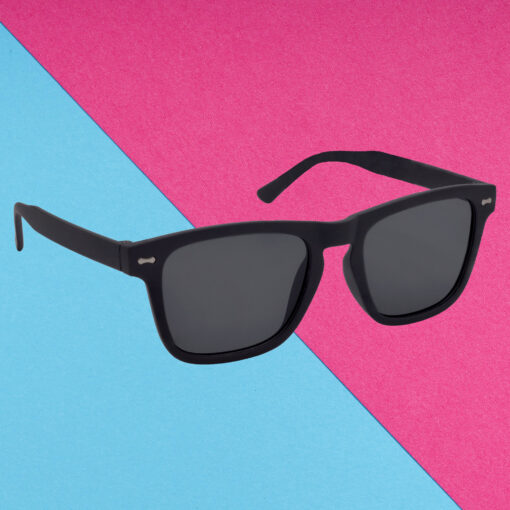 Hrinkar Black Lens Black Frame UV Protection Glasses For Women & Girls - HRS593-BK-BK