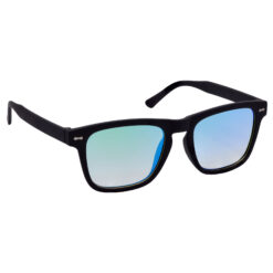 Hrinkar Blue Lens Black Frame UV Protection Glasses For Women & Girls - HRS593-BK-BUGRN - Image 5