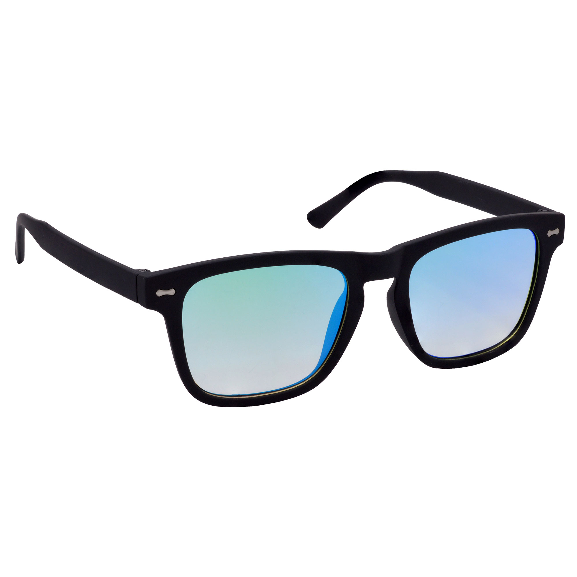 Hrinkar Blue Lens Black Frame UV Protection Glasses For Women & Girls - HRS593-BK-BUGRN - Image 5
