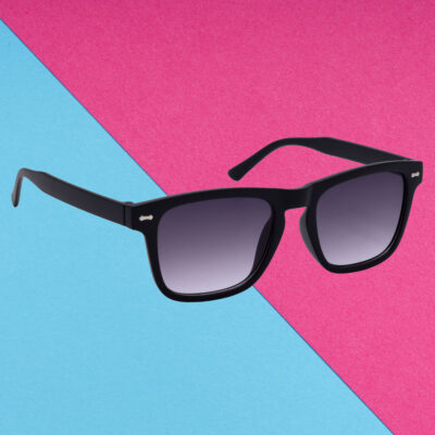Hrinkar Wayfarer Stylish Sunglasses for Women Black Frame HRS593-BK-GRY