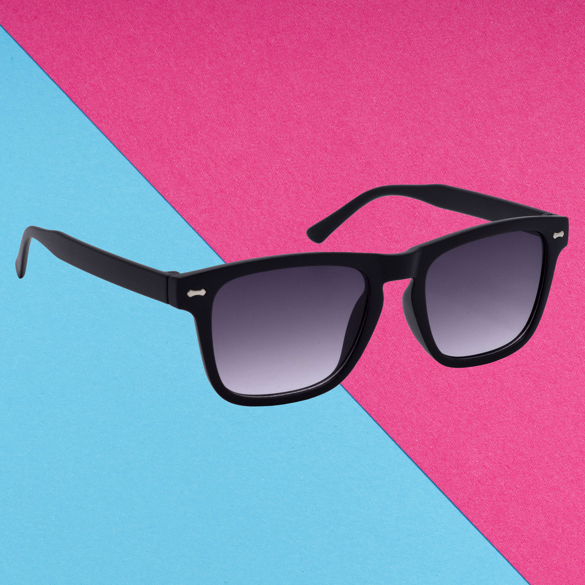 Hrinkar Grey Lens Black Frame UV Protection Glasses For Women & Girls - HRS593-BK-GRY