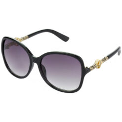 Hrinkar Gradient & UV Protection Stylish Grey Over-sized Sunglasses For Women - HRS66