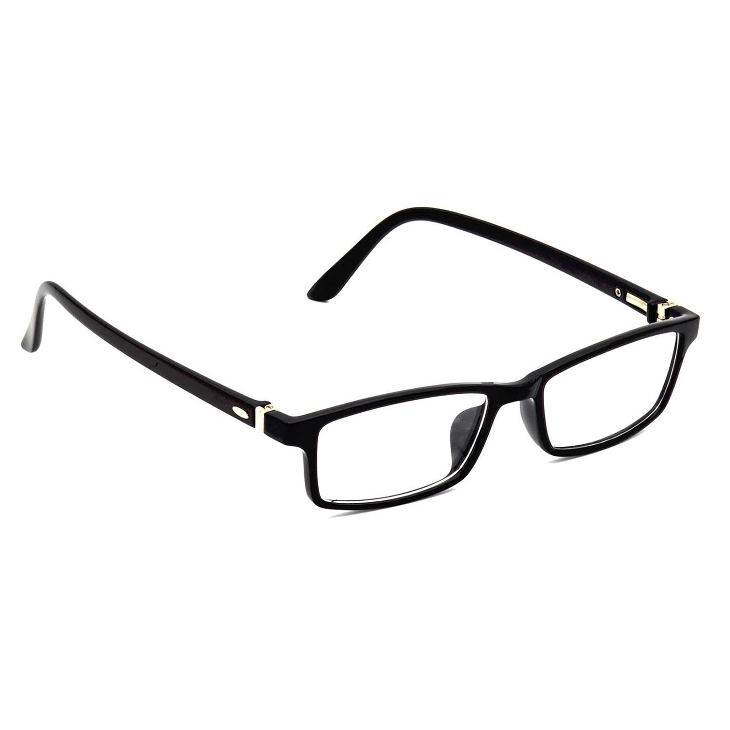 Hrinkar Zero Power Anti-Glare and Blue Ray Cut Computer Glasses for Eye Protection from Laptop and Mobile Screen | Black | HBCT-FRM-BK-12 - Image 2