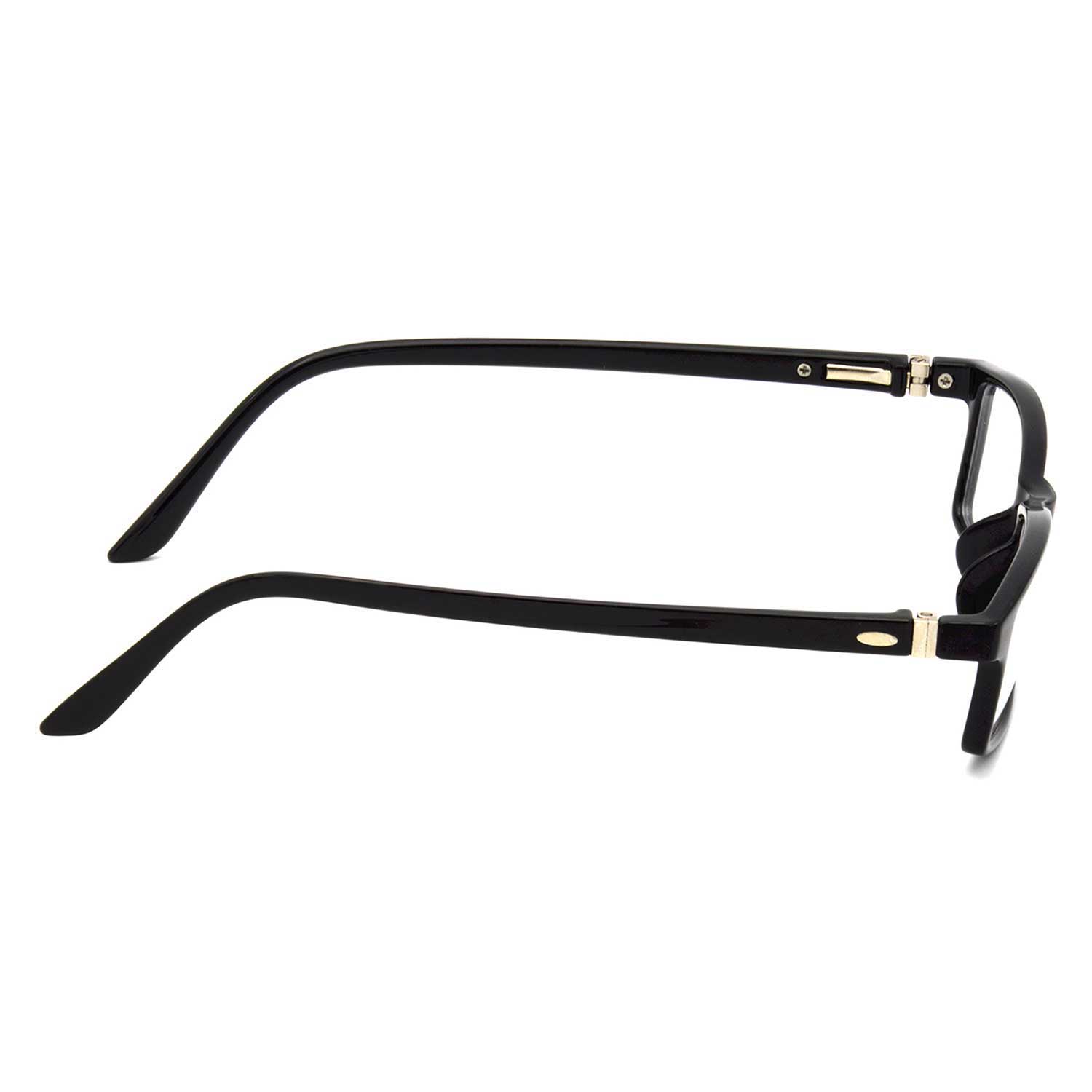 Hrinkar Zero Power Anti-Glare and Blue Ray Cut Computer Glasses for Eye Protection from Laptop and Mobile Screen | Black | HBCT-FRM-BK-12 - Image 4
