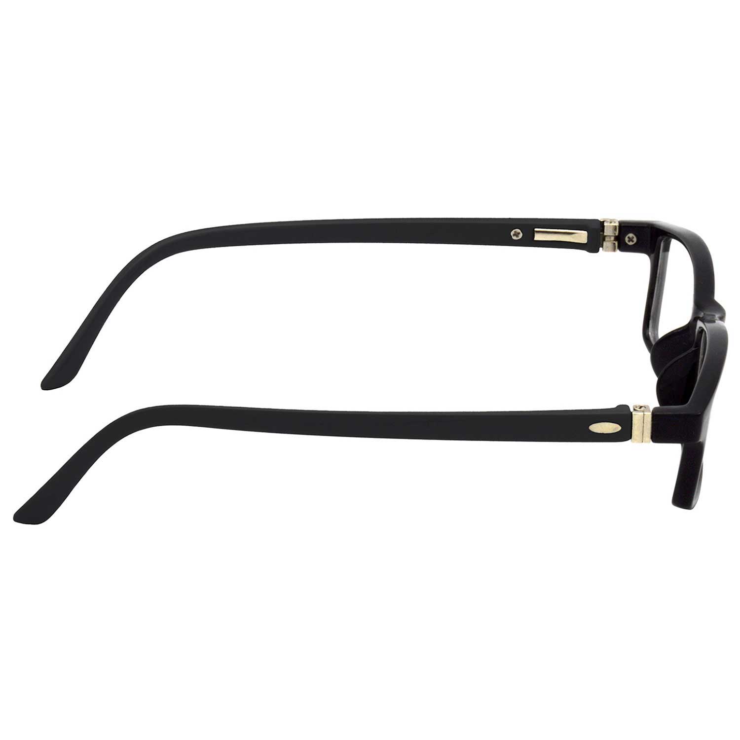 Hrinkar Zero Power Anti-Glare and Blue Ray Cut Computer Glasses for Eye Protection from Laptop and Mobile Screen | Black | HBCT-FRM-BK-18 - Image 4