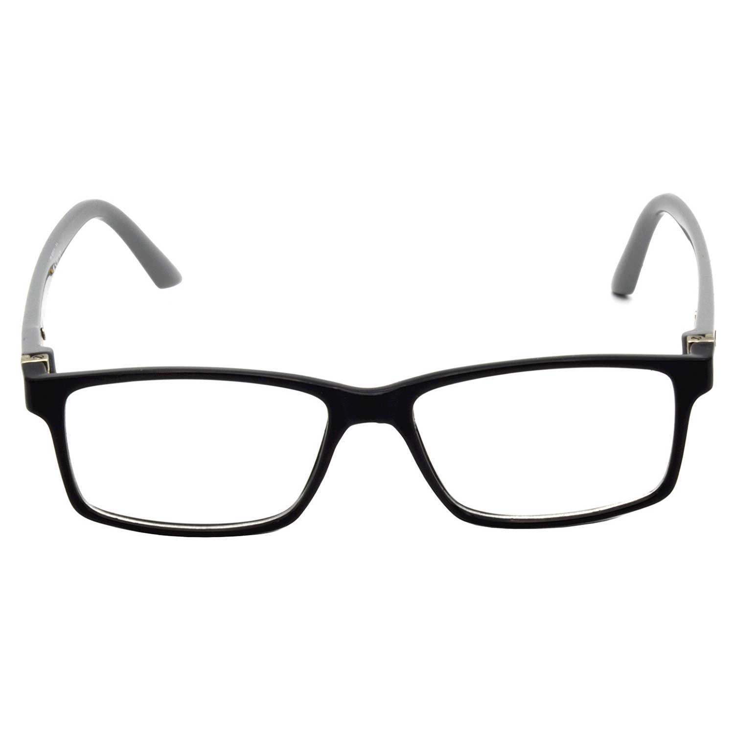 Black Grey Anti-Glare Glasses for Boys and Girls
