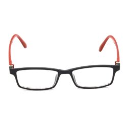 Hrinkar Zero Power Anti-Glare and Blue Ray Cut Computer Glasses for Eye Protection from Laptop and Mobile Screen | Red and Black | HBCT-FRM-BK-RD-12 - Image 3