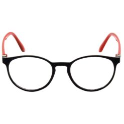 Hrinkar Zero Power Anti-Glare and Blue Ray Cut Computer Glasses for Eye Protection from Laptop and Mobile Screen | Red and Black | HBCT-FRM-BK-RD-14 - Image 3