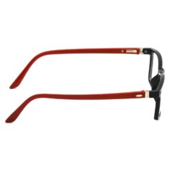 Hrinkar Zero Power Anti-Glare and Blue Ray Cut Computer Glasses for Eye Protection from Laptop and Mobile Screen | Red and Black | HBCT-FRM-BK-RD-16 - Image 4