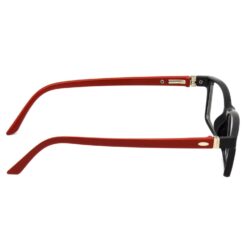 Hrinkar Zero Power Anti-Glare and Blue Ray Cut Computer Glasses for Eye Protection from Laptop and Mobile Screen | Black and Red | HBCT-FRM-BK-RD-17 - Image 4