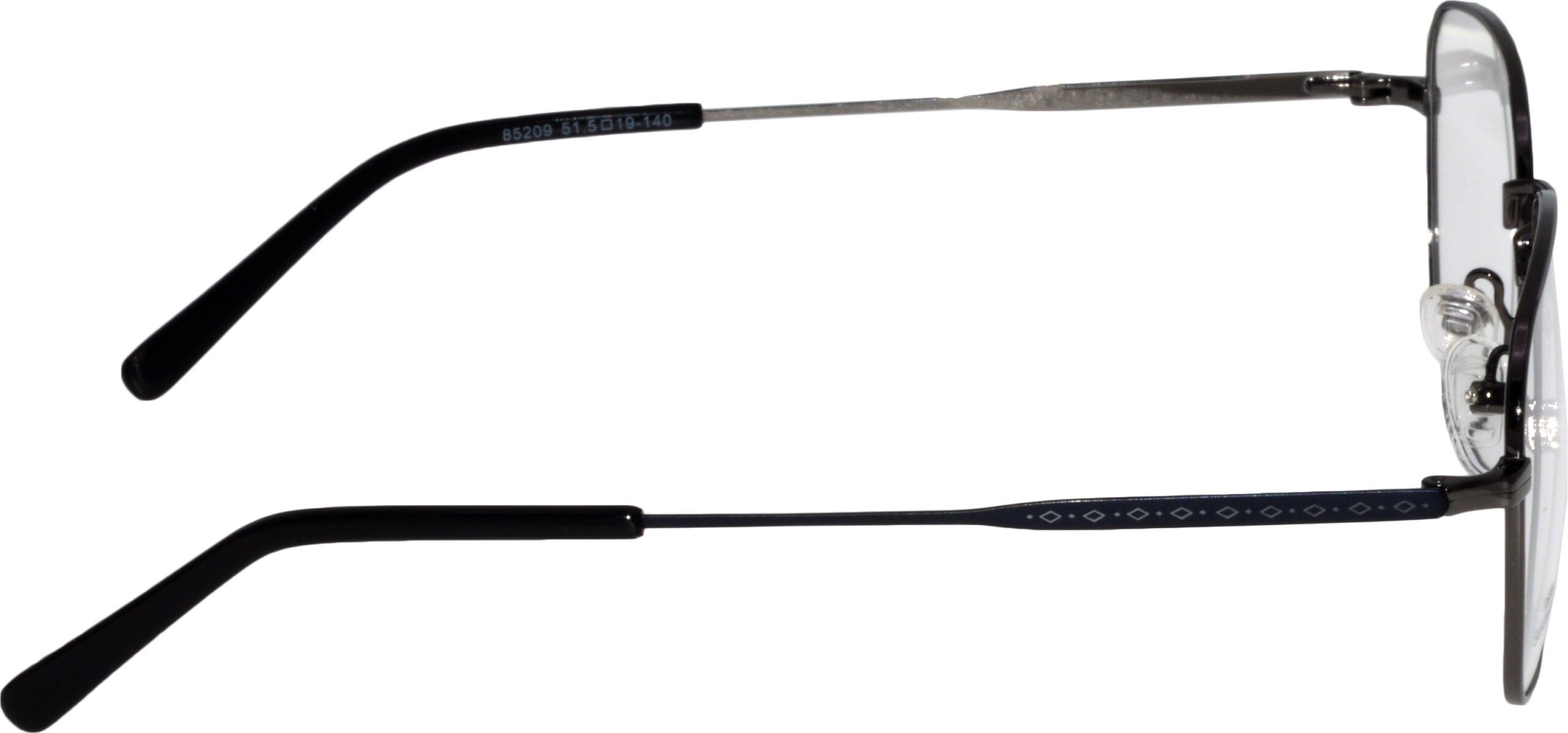 Hrinkar Rectangle Brown chasma frame for Men & Women | Metal | Brown | HFRM85209-BWN - Image 3