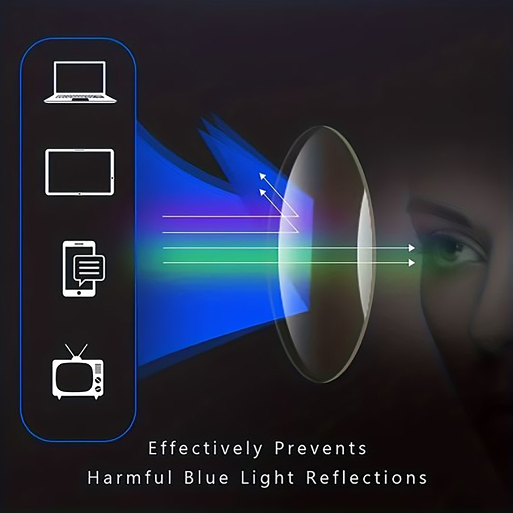 Hrinkar Photochromic Progressive Multifocal Reading Glasses Blue Light Blocking Women and Men +1.00 to +3.00 Multifocus Computer Readers with Spring Hinge | Day and Night Photo Grey Glasses | Black and Red | HRPR-PG15-BK-RD-100 | HRPR-PG15-BK-RD - Image 5