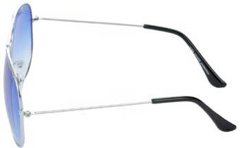 Air Strike Grey Lens Silver Frame Pilot Stylish For Sunglasses Men Women Boys Girls - extra 3