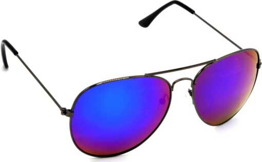 Air Strike Pink Lens Grey Frame Pilot Stylish For Sunglasses Men Women Boys Girls