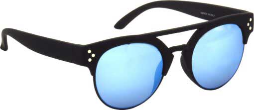 Air Strike Blue Lens Black Frame Clubmaster Stylish For Sunglasses Men Women Boys Girls