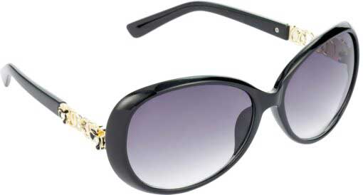 Air Strike Grey Lens Black Frame Over-sized Sunglass Stylish For Sunglasses Men Women Boys Girls