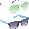 Air Strike Grey Lens Silver Frame Pilot Stylish Sunglasses For Men Women Boys Girls